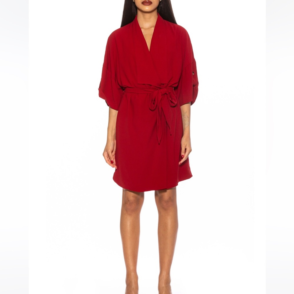 Alexia Admor Dolman Sleeve Wrap Dress